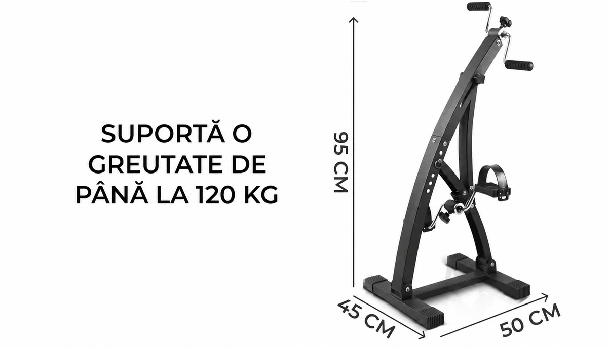Pedalier de recuperare Dual Bike Rotor, staționar (T001)