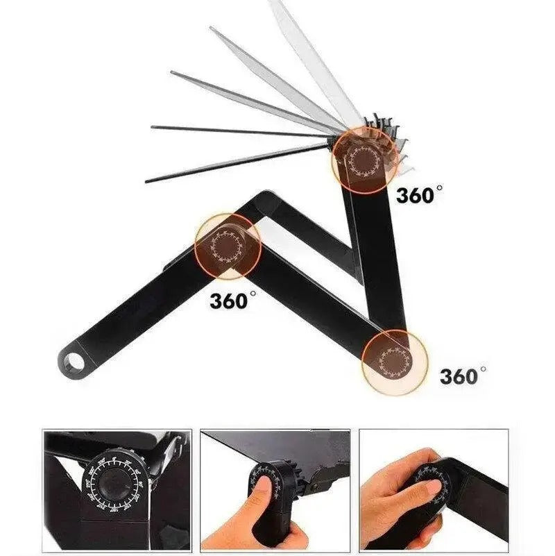 Masă pliantă pentru laptop cu ventilator de răcire (58000001)