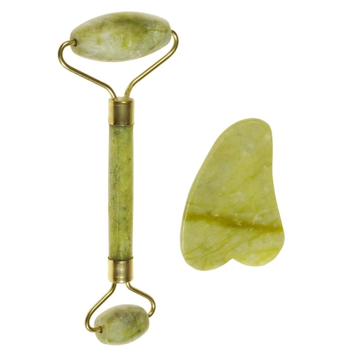Set de masaj facial din cuarț cu piatră Gua Sha (71330001)