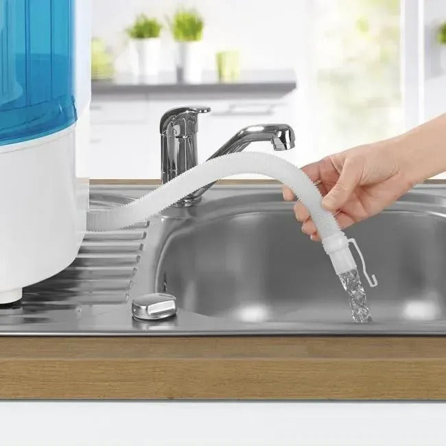 Mașină de spălat portabilă de 260W cu funcție de spălare, clătire și stoarcere (5638)