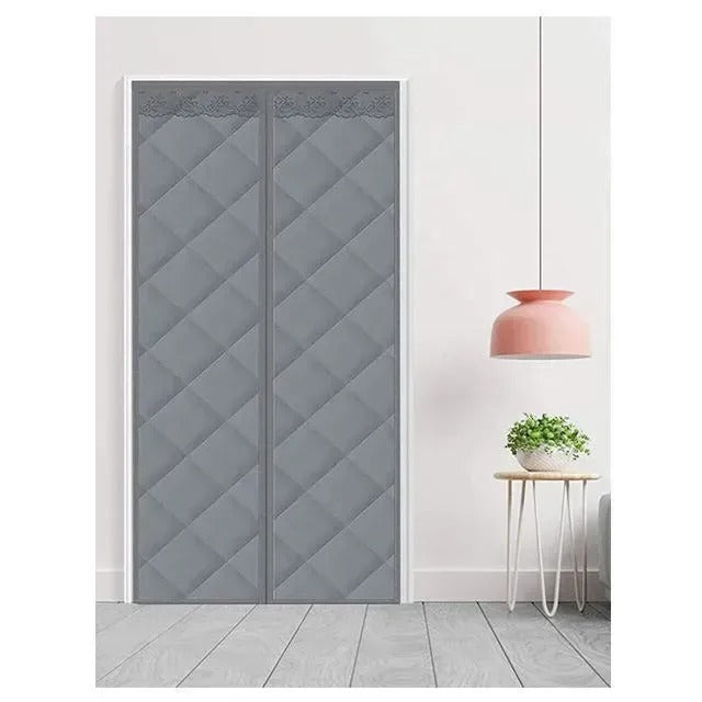 Perdea magnetică pentru ușă termică, culoare argintie 210х98 cm (83390002)