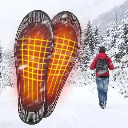 Tălpi încălzite pentru pantofi USB, dimensiune reglabilă, căldură până la 50°C (78740001)