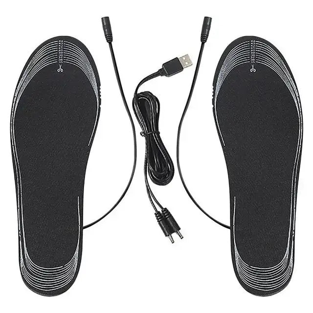 Tălpi încălzite pentru pantofi USB, dimensiune reglabilă, căldură până la 50°C (78740001)