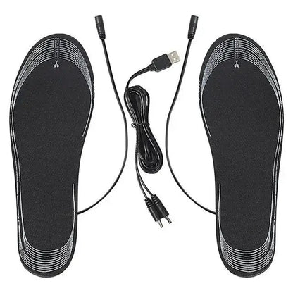Tălpi încălzite pentru pantofi USB, dimensiune reglabilă, căldură până la 50°C (78740001)