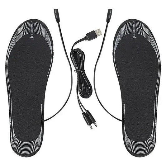 Tălpi încălzite pentru pantofi USB, dimensiune reglabilă, căldură până la 50°C (78740001)