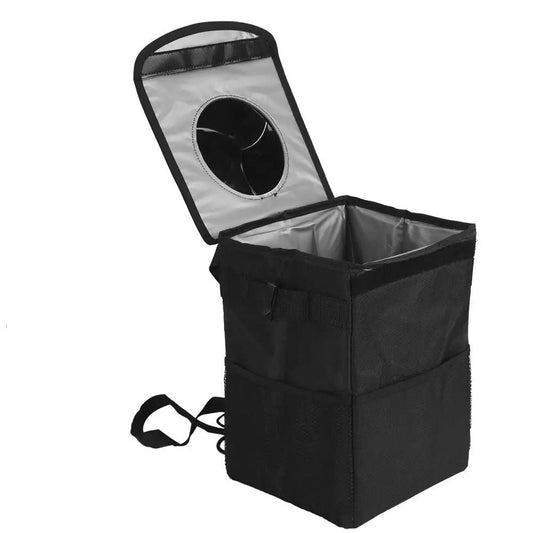 Coș de Gunoi Auto Mini Negru (8293)