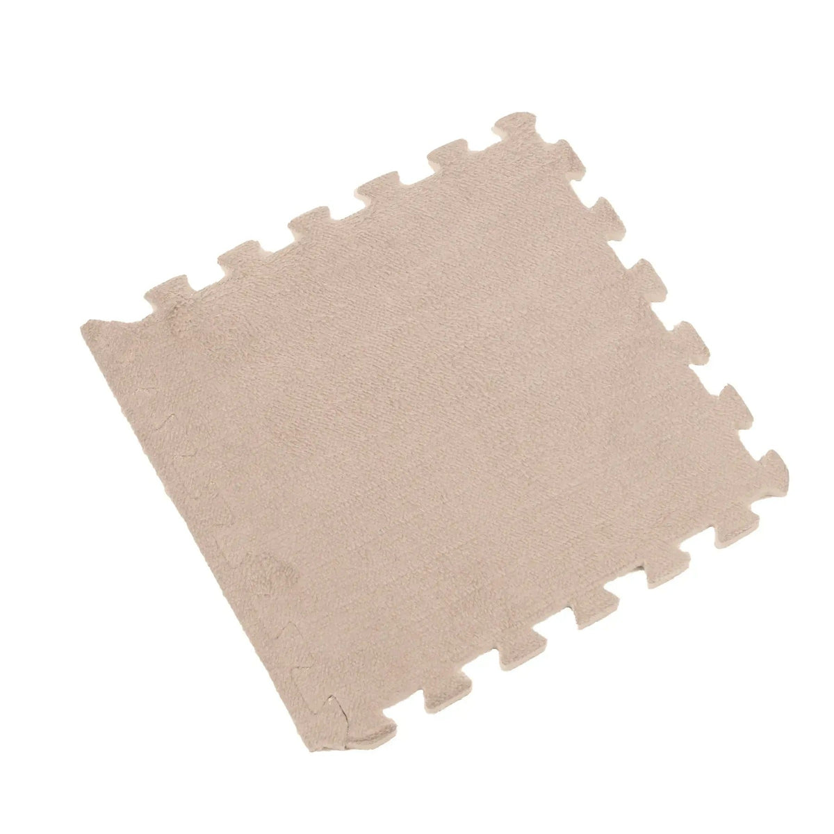 Covoraș de podea bej din pluș 30x30 cm - set de 10 bucăți (84220003)