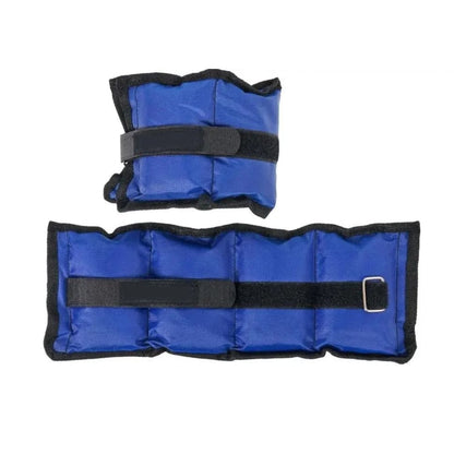 Greutăți fitness 2 x 1 kg albastre (8118)