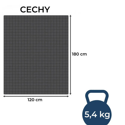 Pătură senzorială ponderată 180x120 cm pentru copii și adulți (89780001)