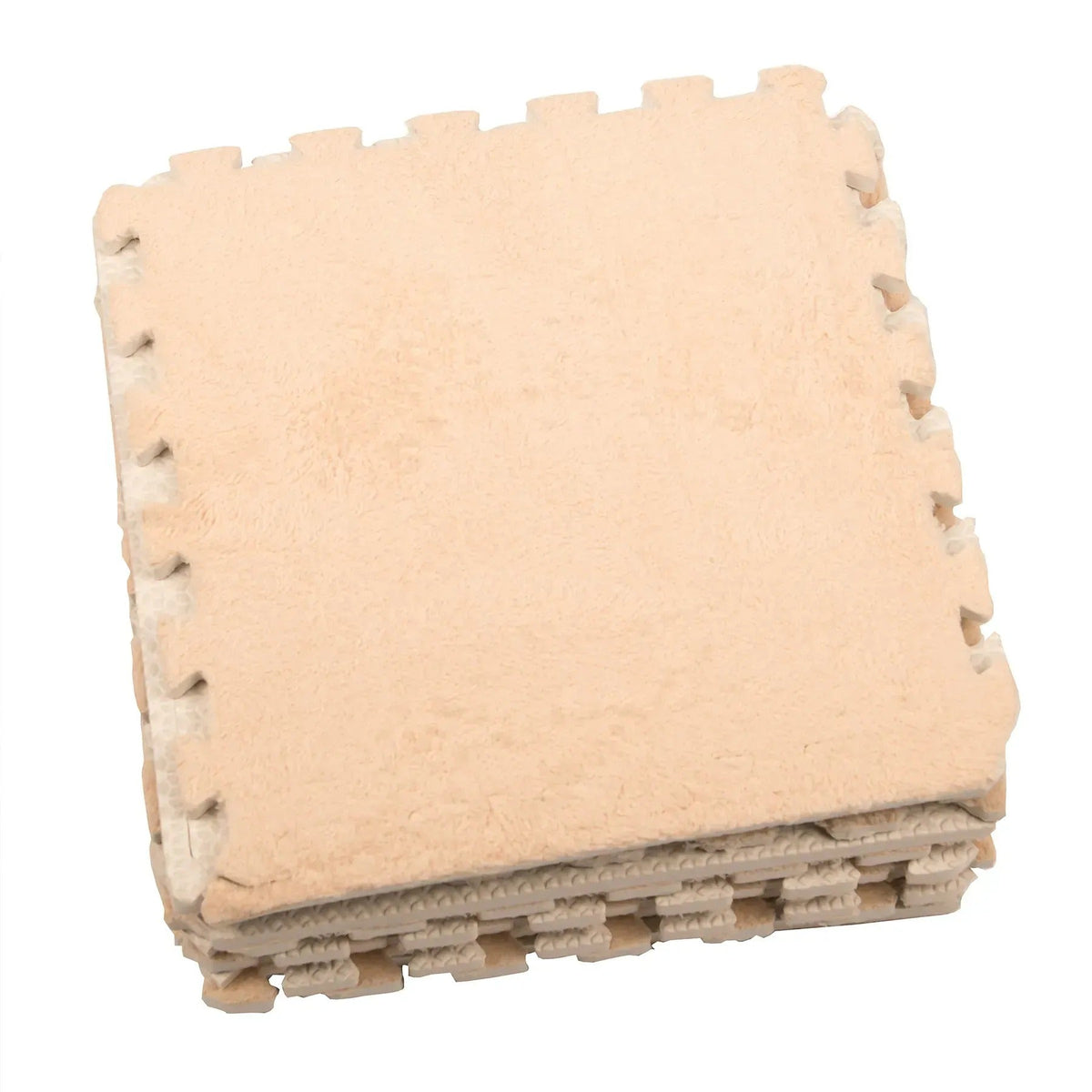 Set de 10 covorașe de podea bej 30x30 cm (84220002)