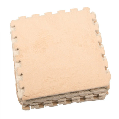 Set de 10 covorașe de podea bej 30x30 cm (84220002)