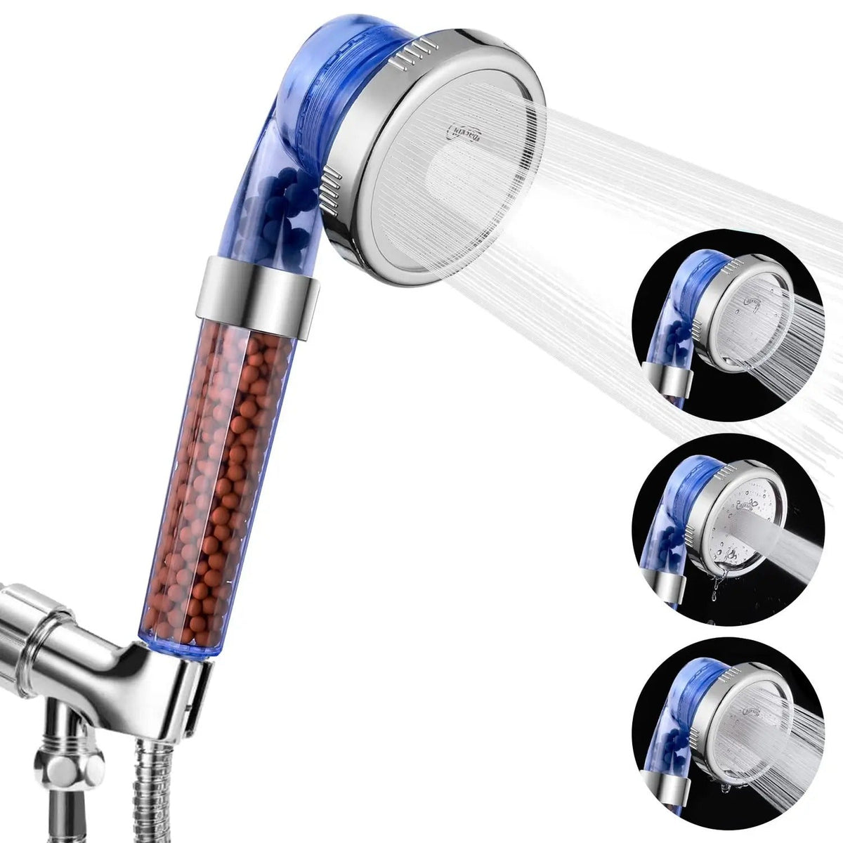 Cap de duș economizor de apă cu filtru (5521)