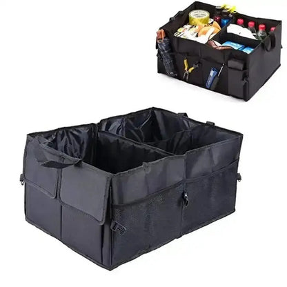 Organizator pentru portbagajul mașinii, universal, spațios, negru (5773)