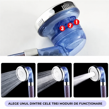 Cap de duș economizor de apă cu filtru (5521)