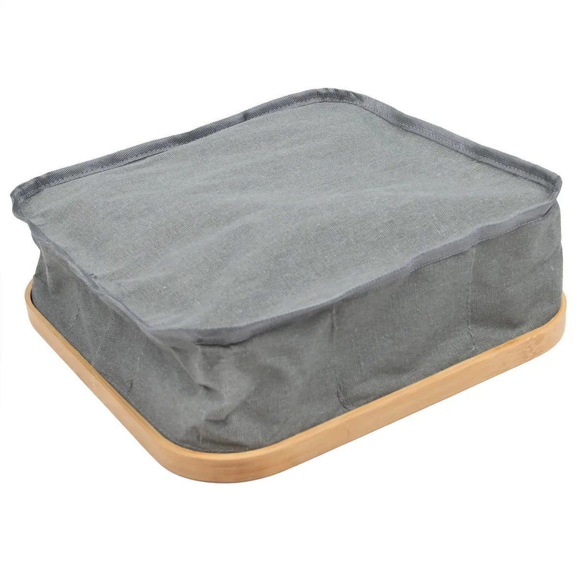 Organizator din bambus pentru lenjerie cu 9 compartimente, gri (91650001)