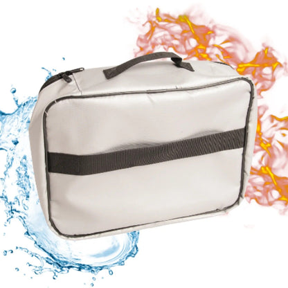 Geantă pentru documente rezistentă la apă și foc cu fermoar 37x27 cm (89040001)