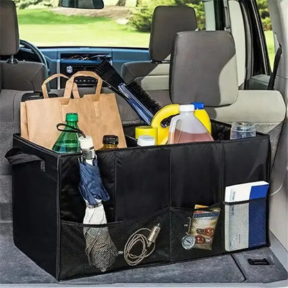 Organizator pentru portbagajul mașinii, universal, spațios, negru (5773)