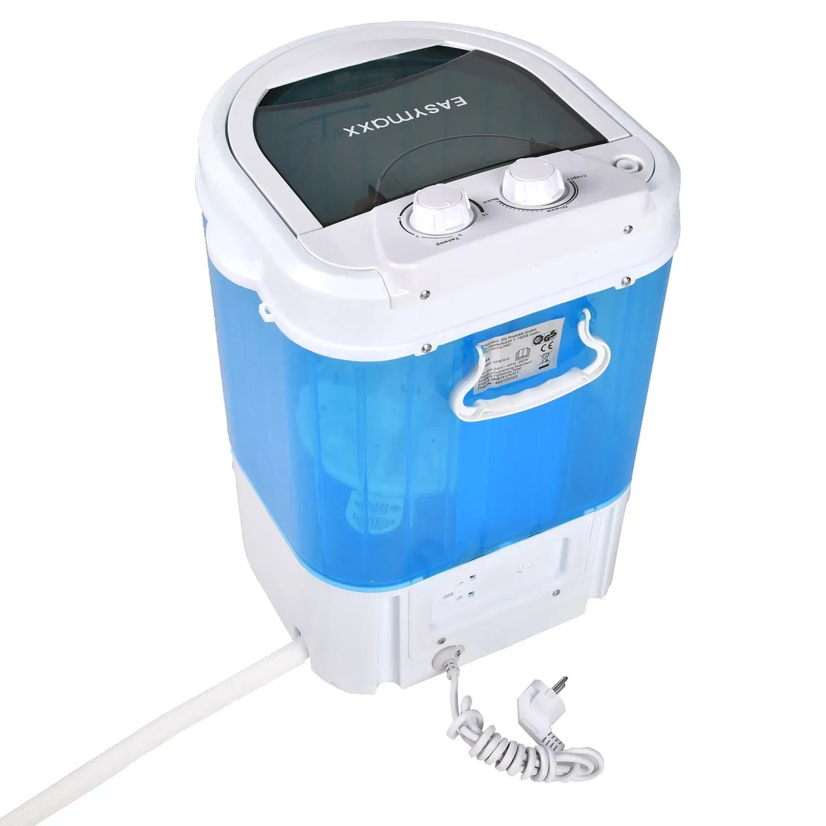 Mașină de spălat portabilă de 260W cu funcție de spălare, clătire și stoarcere (5638)