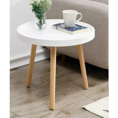Masă rotundă de cafea din MDF, modernă și elegantă (91860001)