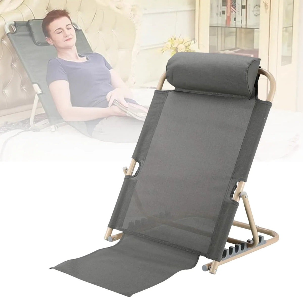 Suport ergonomic pentru spate cu tetieră reglabilă (89420001)