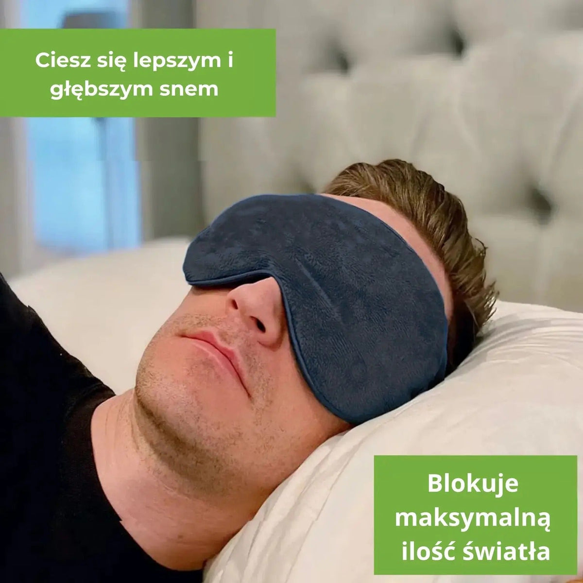 Mască 3D cu greutate pentru somn și relaxare (90380001)