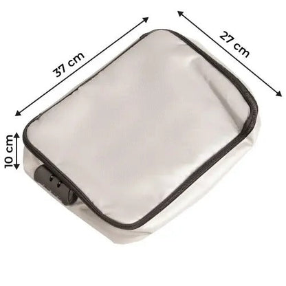 Geantă pentru documente rezistentă la apă și foc cu fermoar 37x27 cm (89040001)