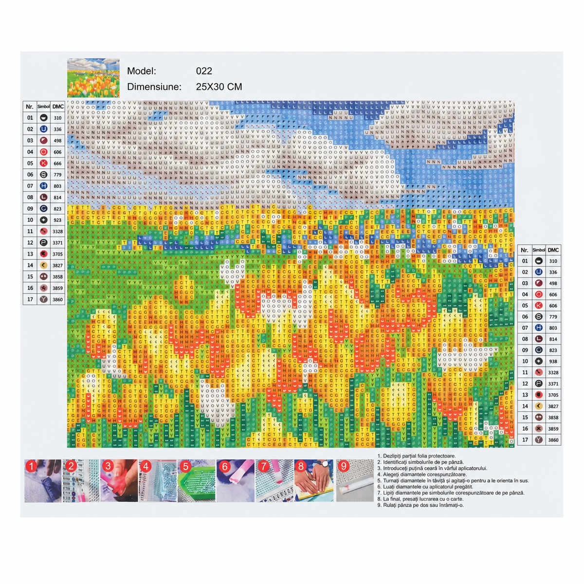 Broderie diamant Lalele (75690002)