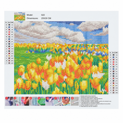 Broderie diamant Lalele (75690002)
