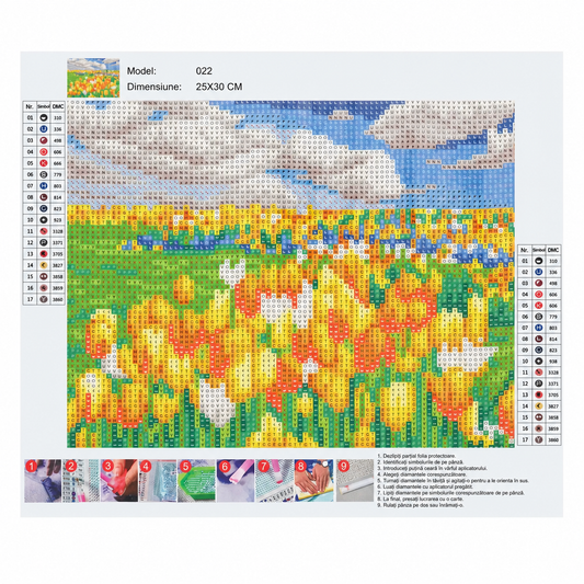 Broderie diamant Lalele (75690002)