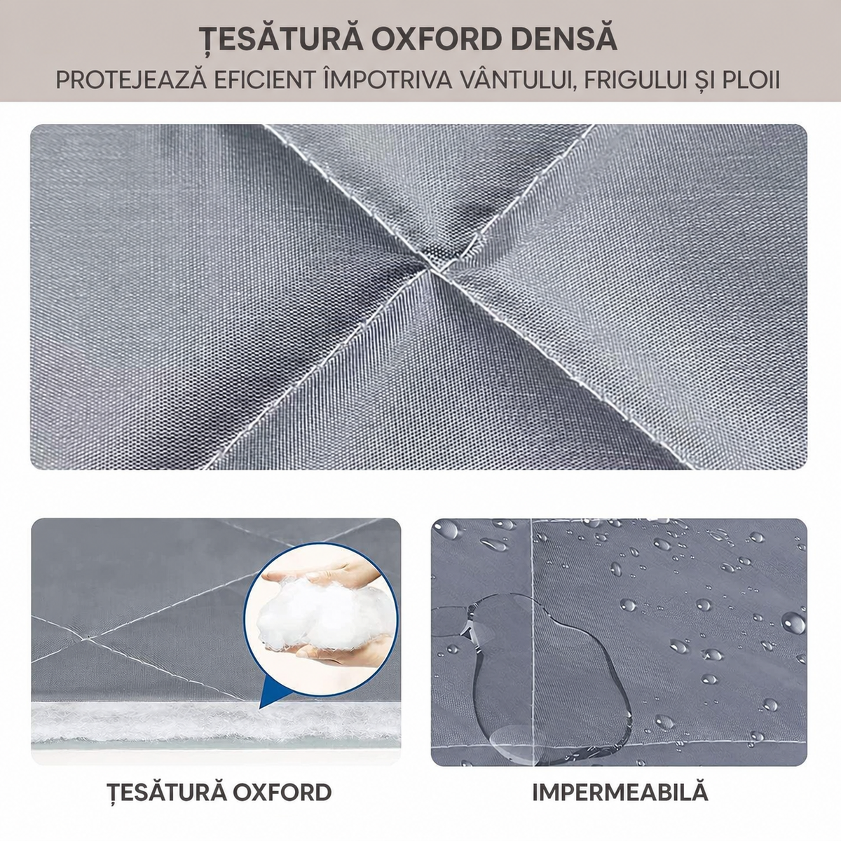 Perdea magnetică pentru ușă termică, culoare argintie 210х98 cm (83390002)