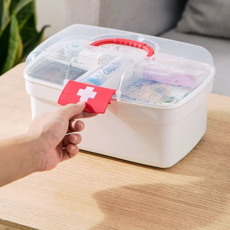 Organizator de medicamente - trusă de prim ajutor cu compartimente suplimentare (83880001)