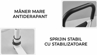 Balustradă laterală pentru pat cu buzunar (8699)