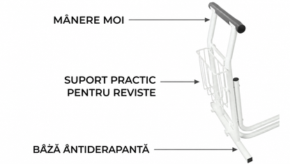 Cadru de siguranță pentru WC cu poliță (8721)