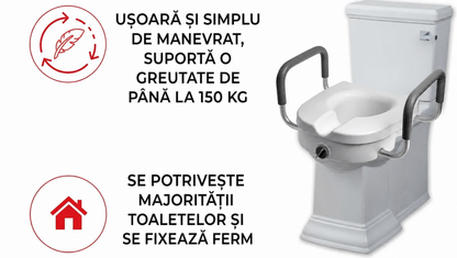 Capac de toaletă cu mânere (8853)