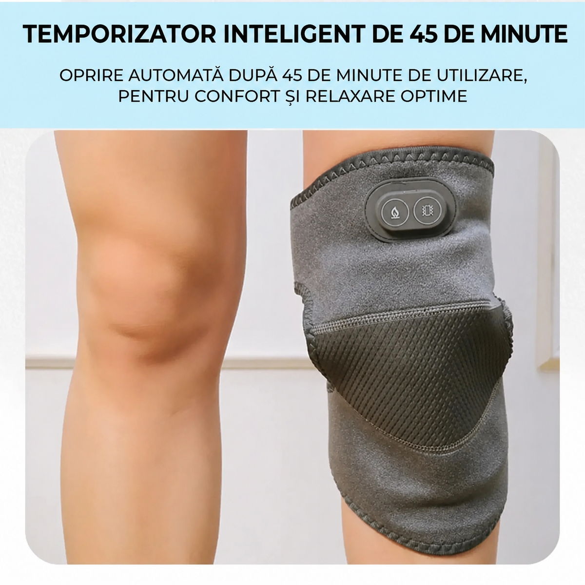Aparat de masaj cu încălzire pentru genunchi, braț, cot (89410001)