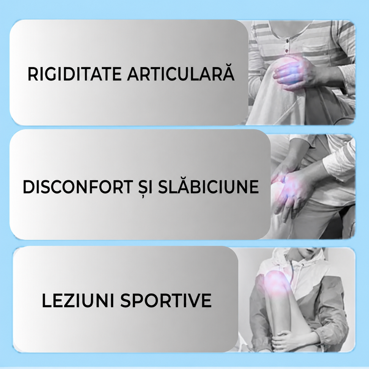 Aparat de masaj cu încălzire pentru genunchi, braț, cot (89410001)