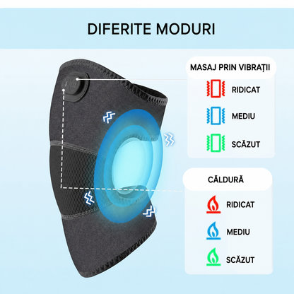 Aparat de masaj cu încălzire pentru genunchi, braț, cot (89410001)
