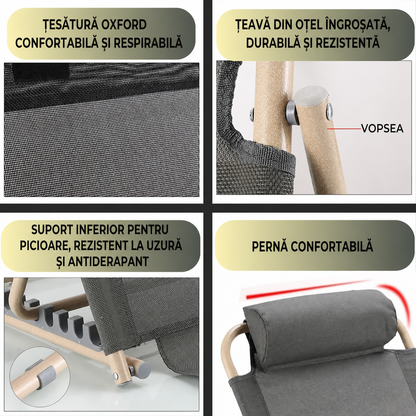 Suport ergonomic pentru spate cu tetieră reglabilă (89420001)