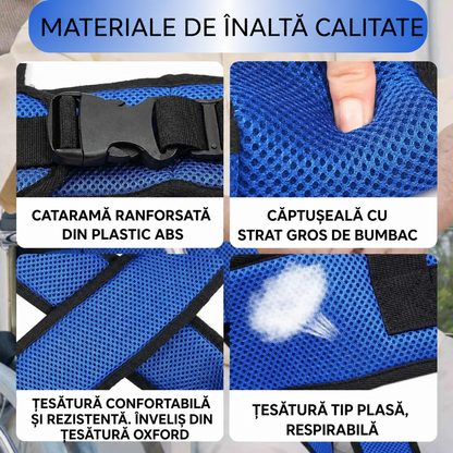 Centură de siguranță pentru scaun cu rotile - universală, rezistentă (89440001)
