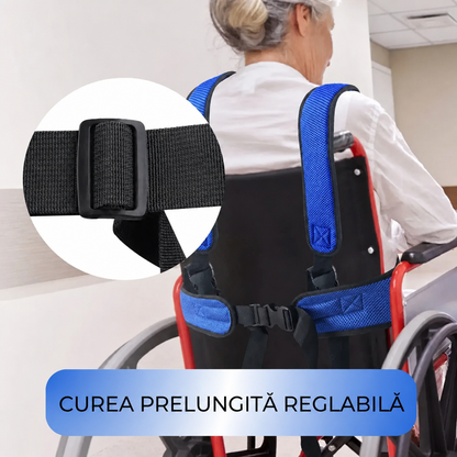 Centură de siguranță pentru scaun cu rotile - universală, rezistentă (89440001)