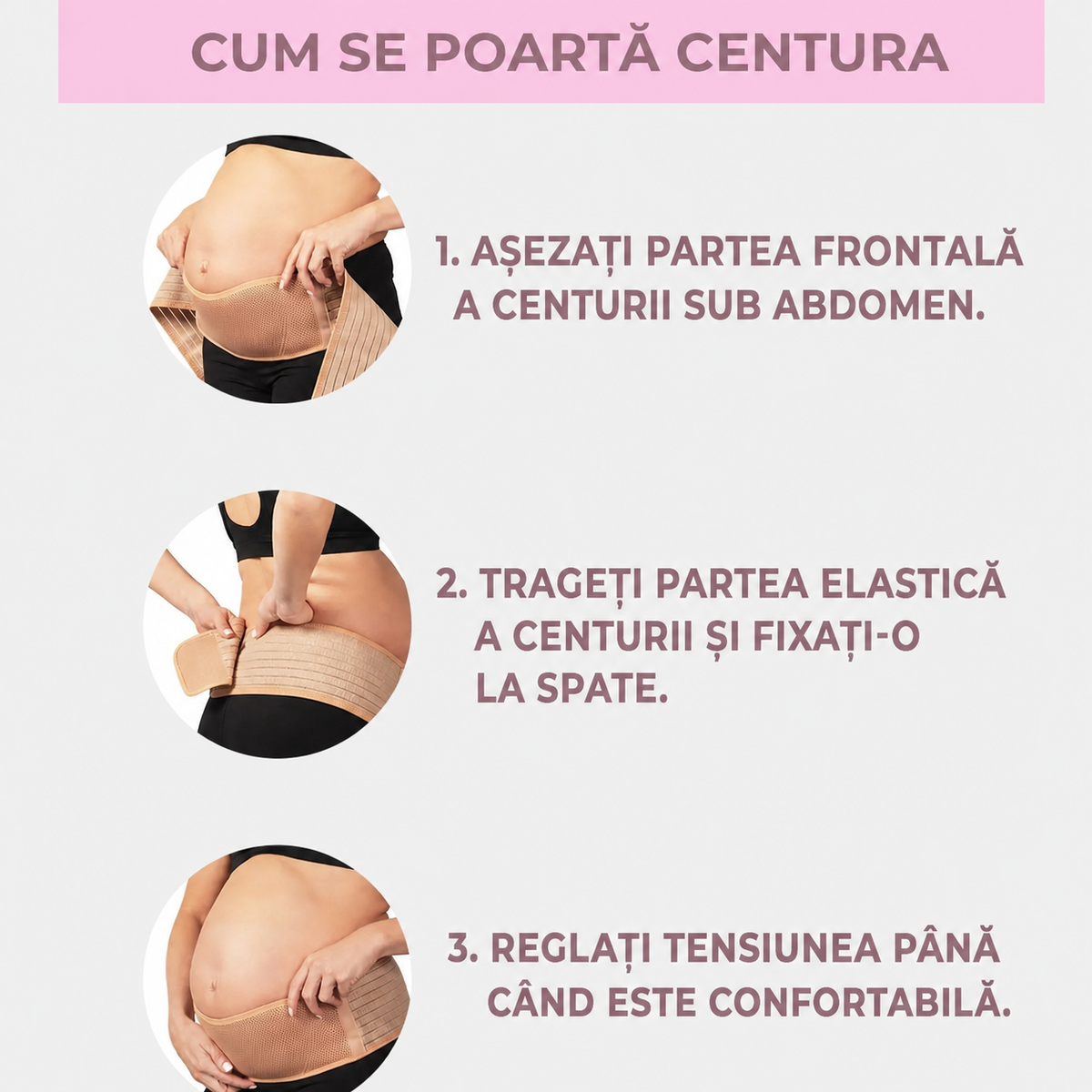 Centură anatomică de susținere pentru sarcină (89610002)