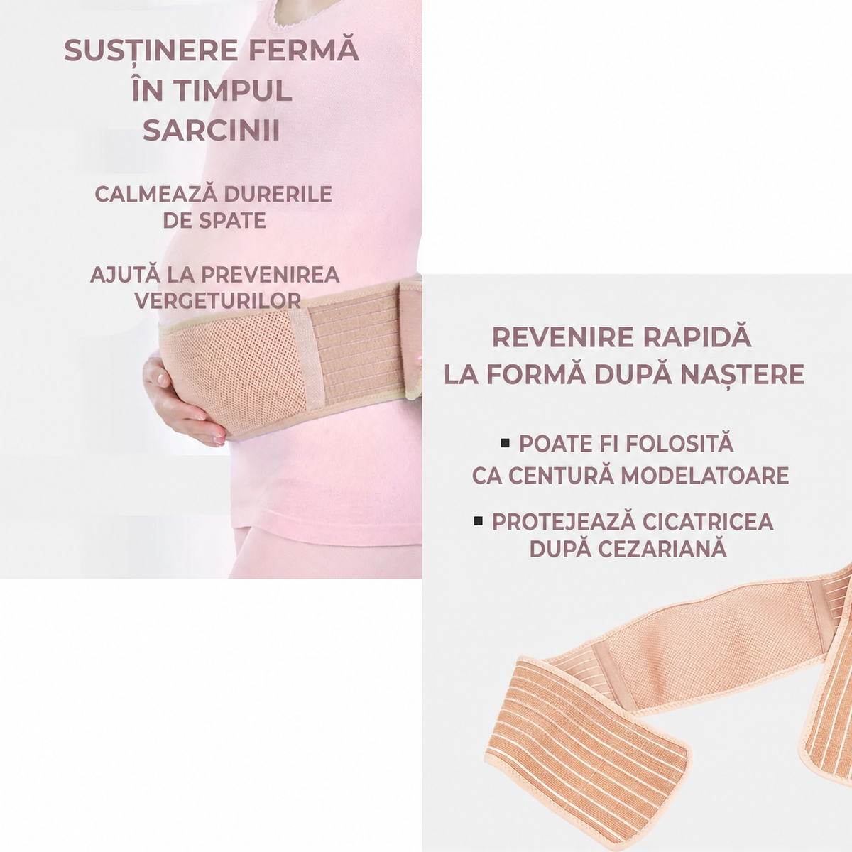 Centură anatomică de susținere pentru sarcină (89610002)