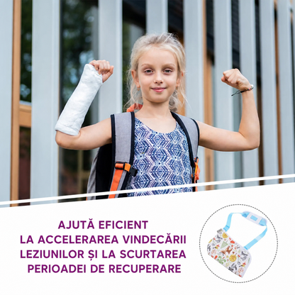 Eșarfă pediatrică pentru susținerea brațului, cu model (89650003)