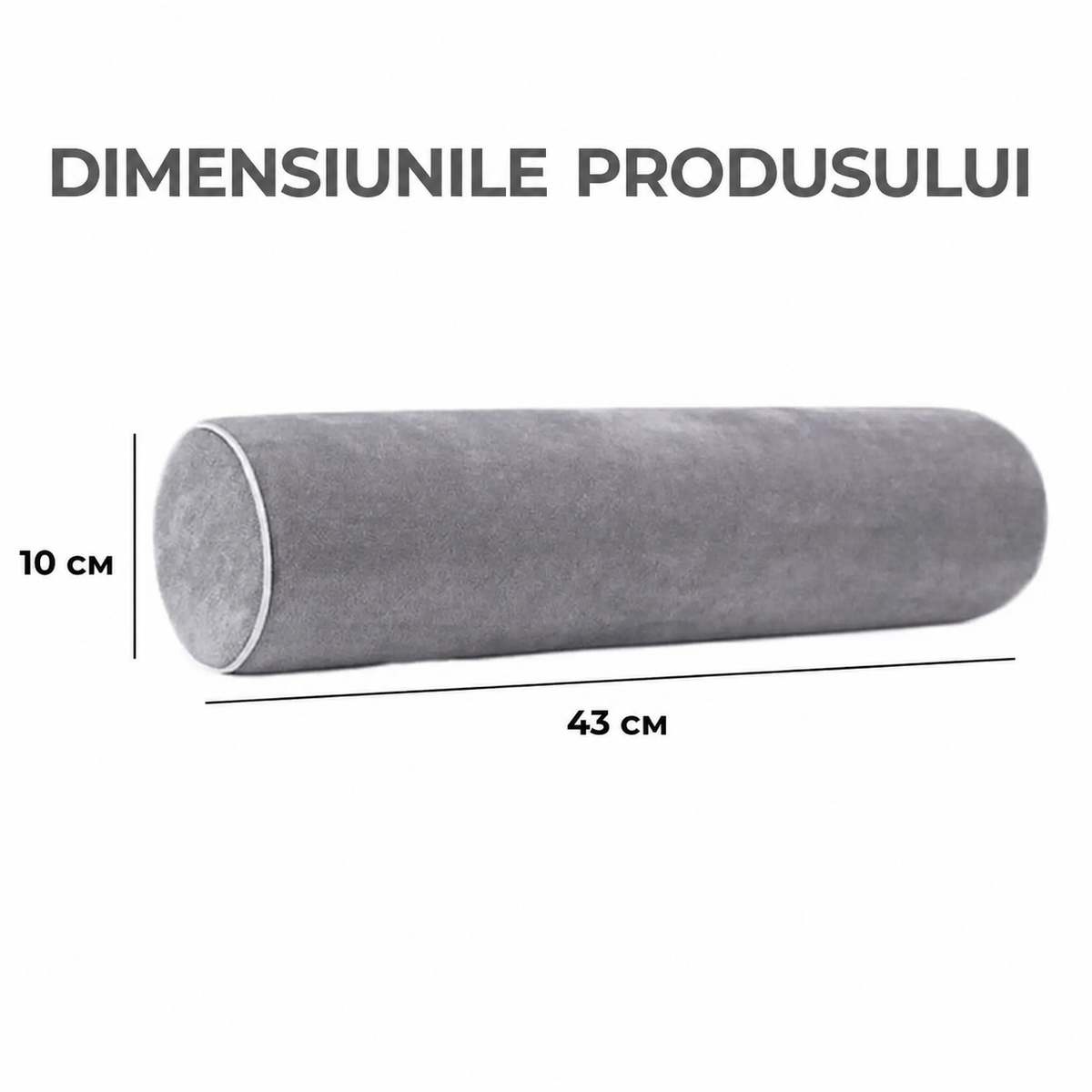 Perna ortopedică rulou 43x10 cm (89690001)