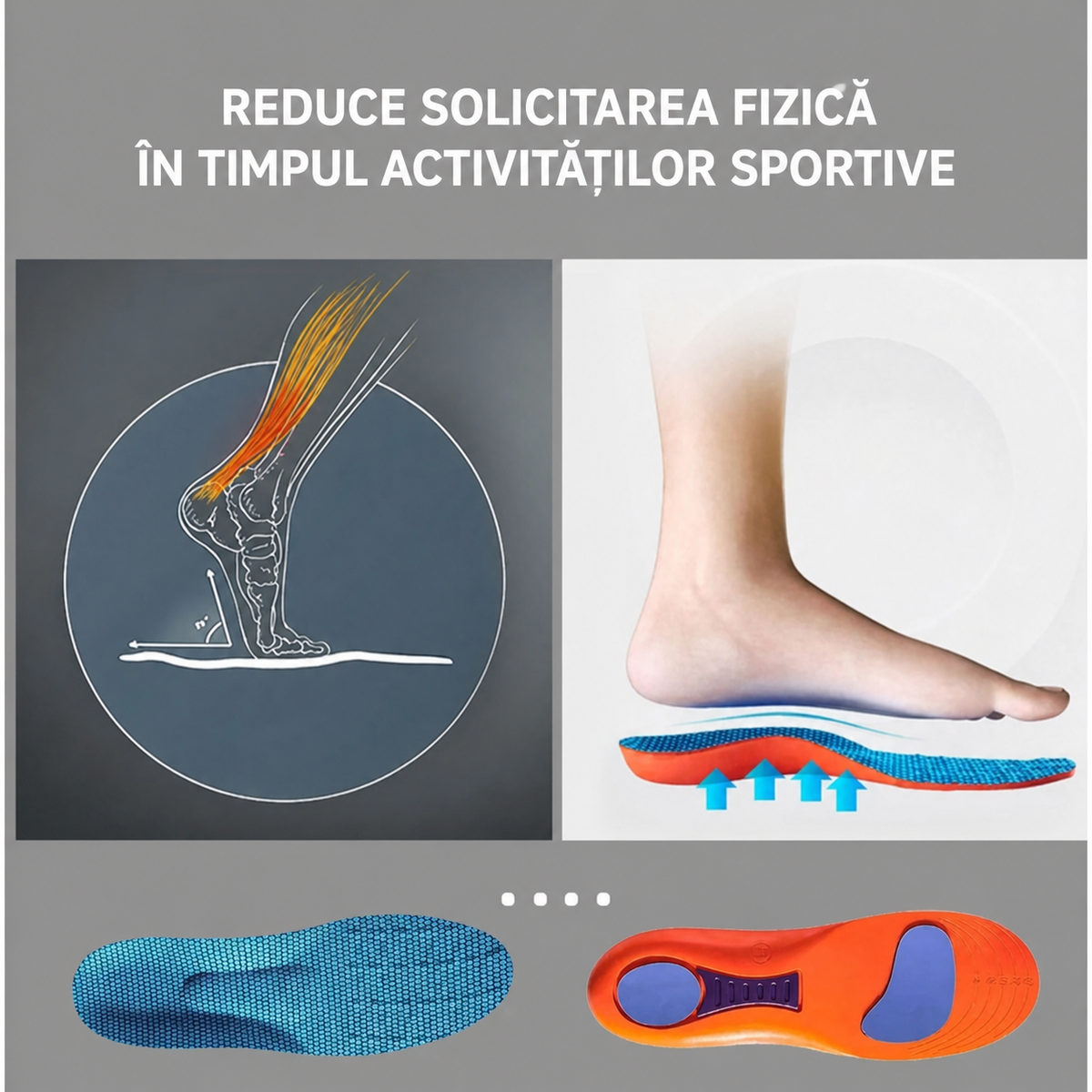 Branțuri sport cu amortizare, mărimi multiple (89720003)