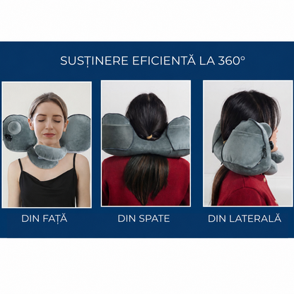 Pernă de călătorie gonflabilă, moale și confortabilă (89730001)
