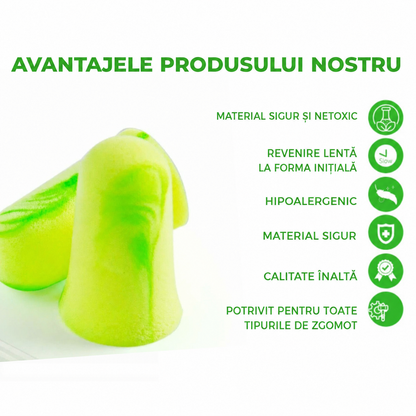 Dopuri de urechi anatomice, universale, 5 perechi (89750001)