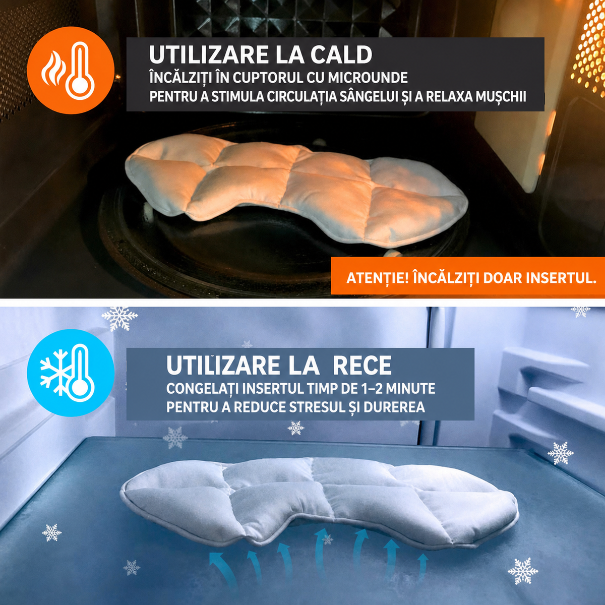 Mască 3D pentru somn cu inserție termică (89760001)