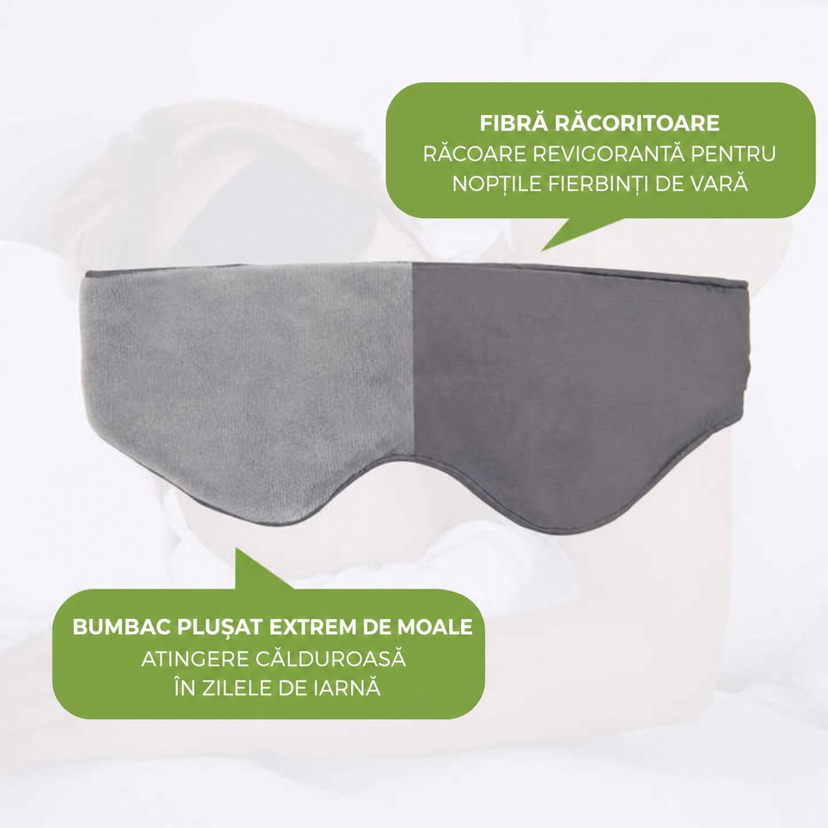 Mască 3D pentru somn cu inserție termică (89760001)