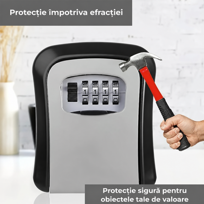 Mini Seif Metalic pentru Chei cu Cod Numeric (89850001)